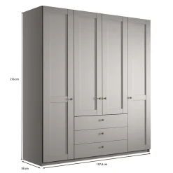 Schlafzimmerkleiderschrank Saconso