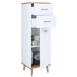Schmaler Bad Schrank Kanmura