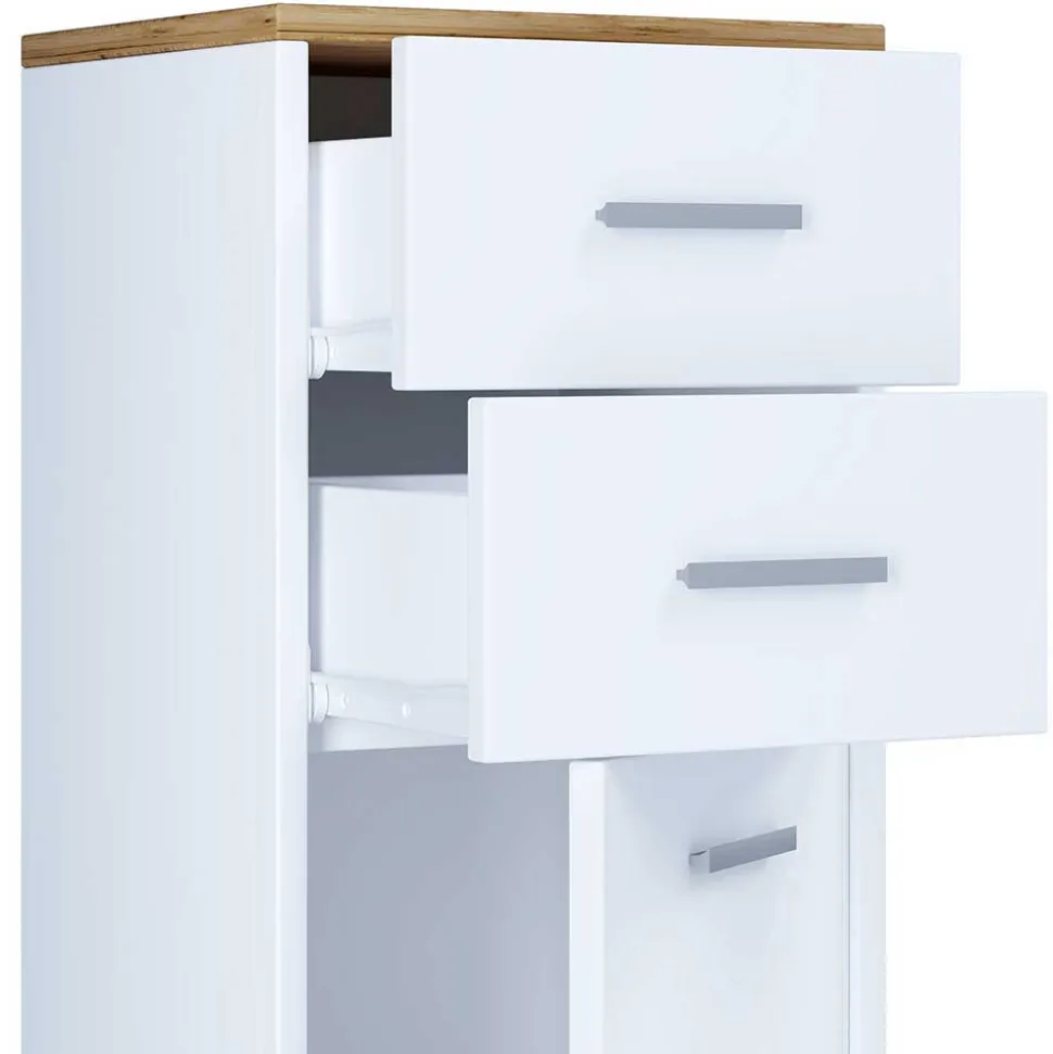 Schmaler Bad Schrank Kanmura