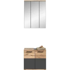 Schmales Badezimmermöbel Set Faneno
