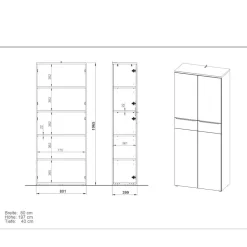 Schrank Büro Sanu
