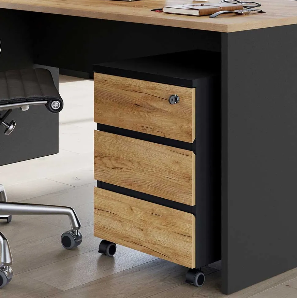 Schreibtischrollcontainer Charin