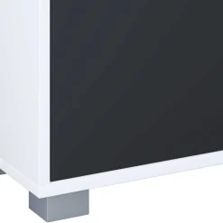 Schwarz weiße Badmöbel Panales