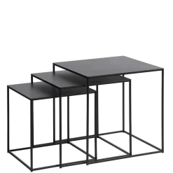 Schwarze Beistelltische Sofa Secionas