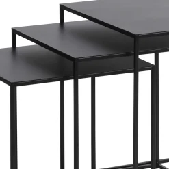 Schwarze Beistelltische Sofa Secionas