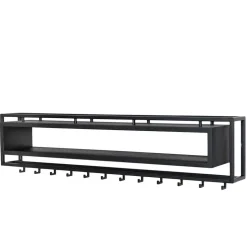 Schwarze Hängegarderobe Auricos