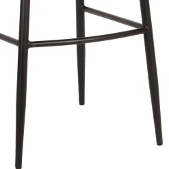 Schwarzer Barstuhl Set Plexino