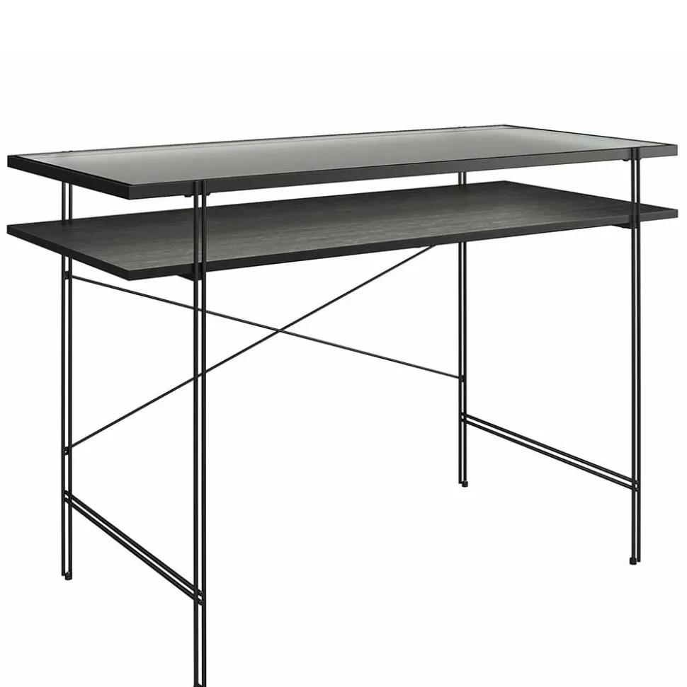 Schwarzer Schreibtisch Tora