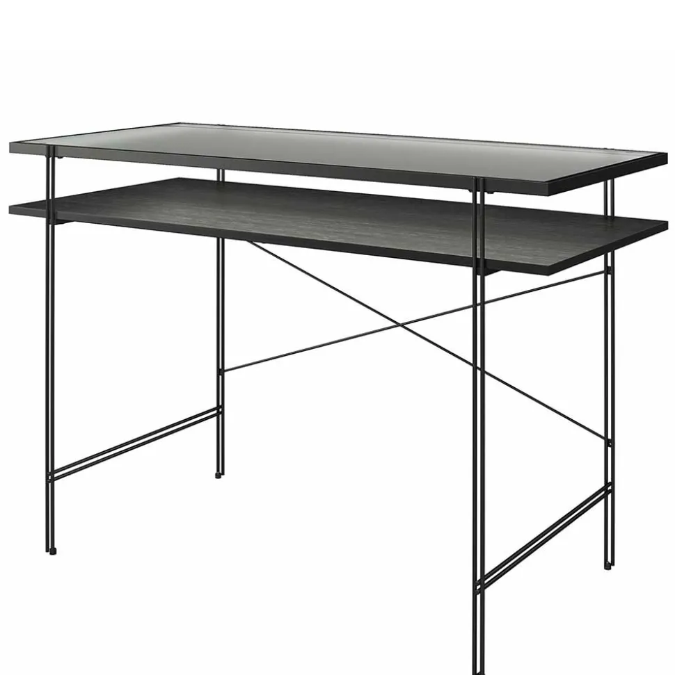 Schwarzer Schreibtisch Tora