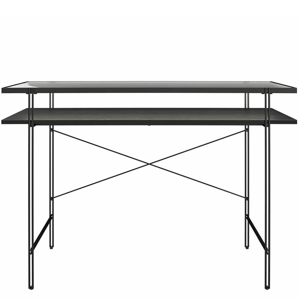 Schwarzer Schreibtisch Tora