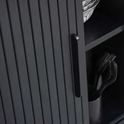 Schwarzes Highboard Sumatri