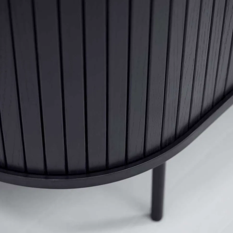 Schwarzes Highboard Sumatri