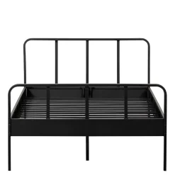 Schwarzes Metall Bett Volgan