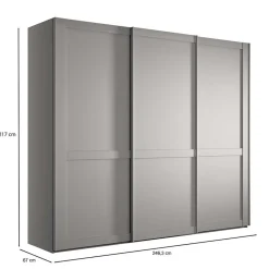 Schwebetürenkleiderschrank Saconso