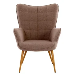 Sessel Beige Stoff Nofre