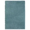 Shaggy Teppich Hellblau Wakono