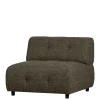 Sofa Element Einsitzer Strukturstoff Vallino