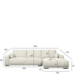Sofaecke Bocca