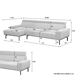 Sofaecke Plane