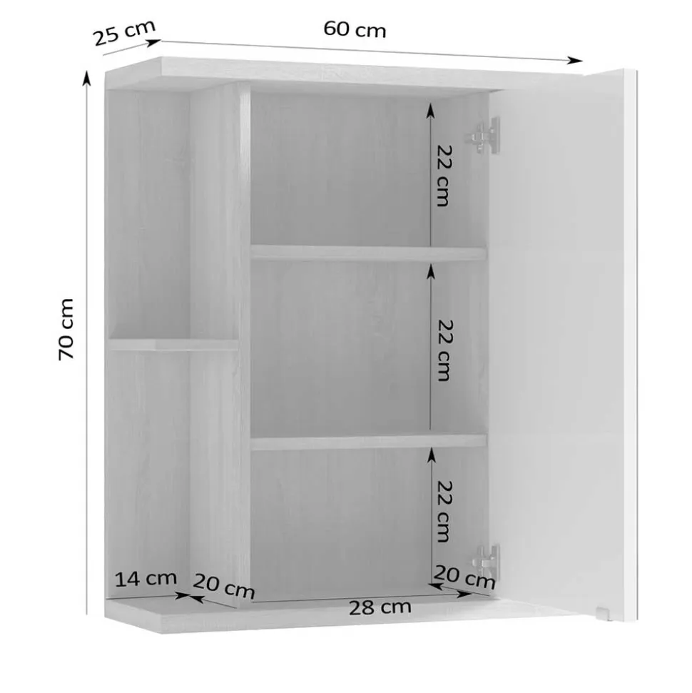 Spiegelschrank Bad Zirco