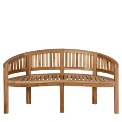 Teak Gartenbank Blou