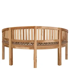 Teak Gartenbank Blou