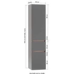 5-teiliges Badmöbelset Kropenia