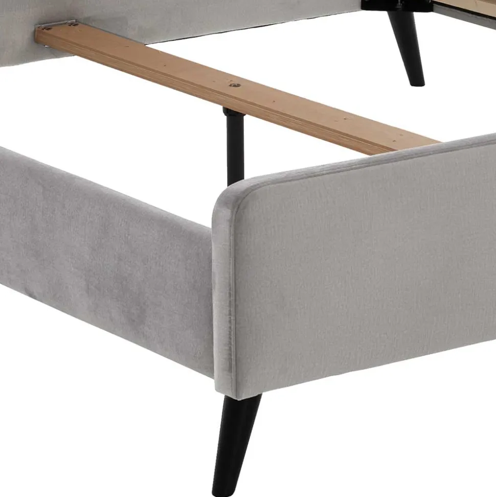 Velours Polsterbett Nurez