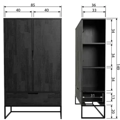 Vertiko Schrank Emritalo