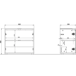 Waschbeckenunterschrank Apulciana