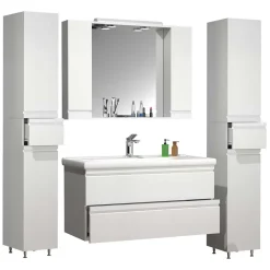 Waschplatz Set mit Spiegelschrank Valtte