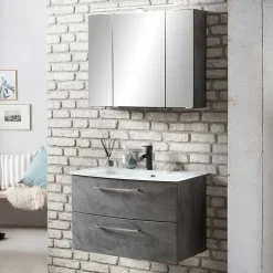 Waschtisch und Spiegelschrank Sastiza