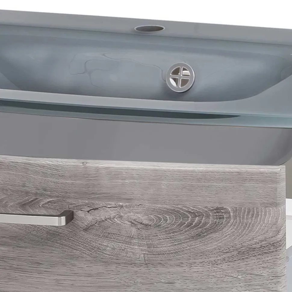 Waschtisch und Spiegelschrank Isdrina