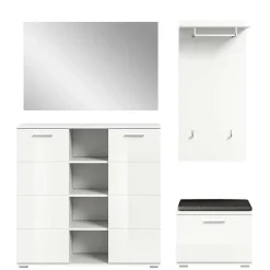 Weiße Garderobe Ampiano