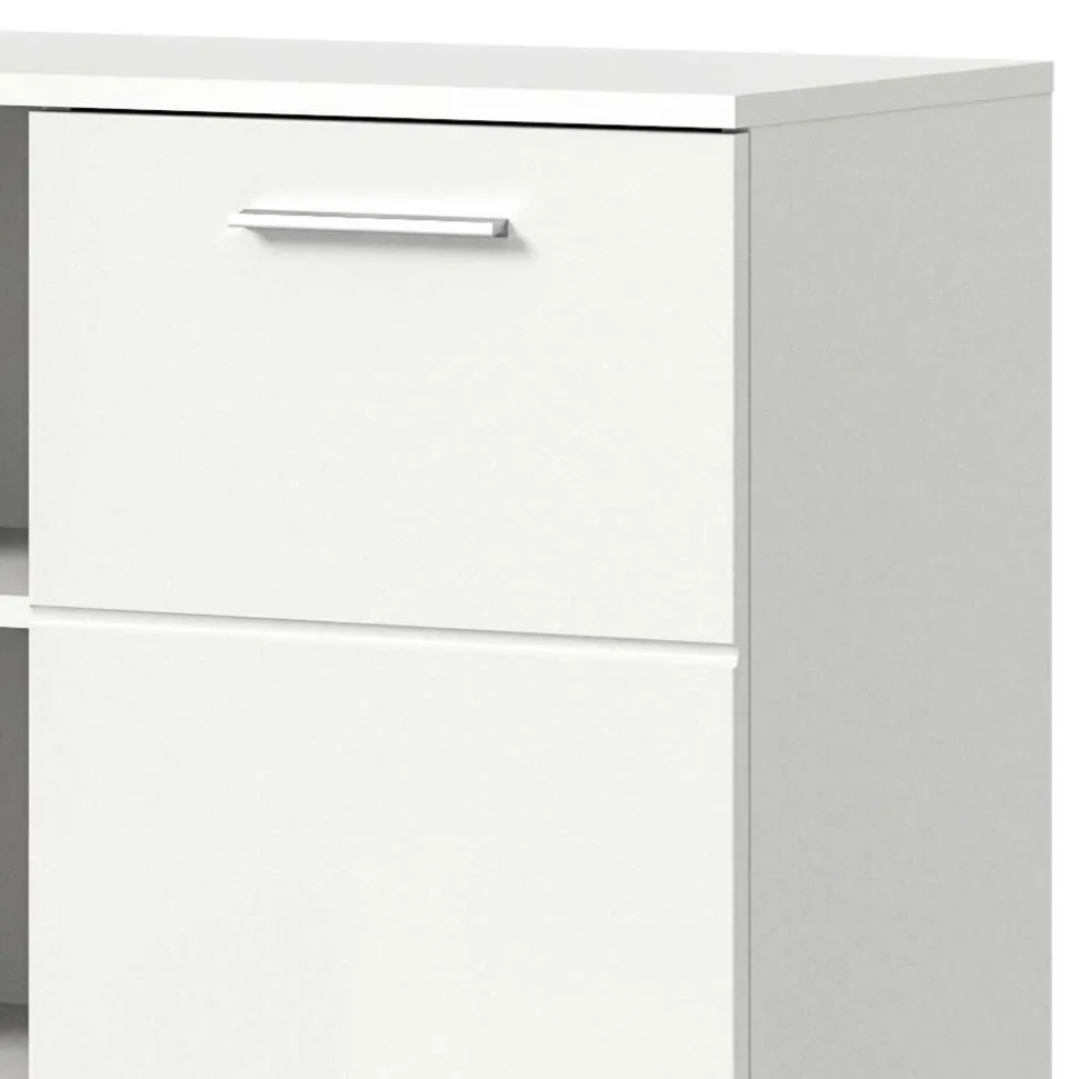 Weiße Garderobe Ampiano