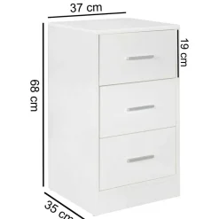 Weiße Kommode Leath
