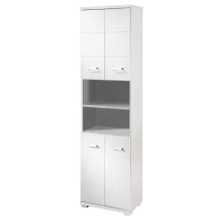 Weißer Badhochschrank Zirco