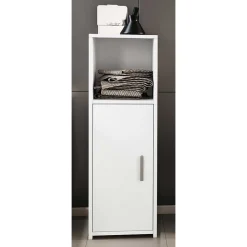 Weißer Badseitenschrank Vimalta