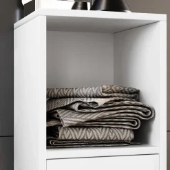 Weißer Badseitenschrank Vimalta