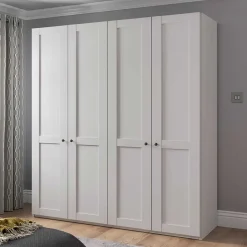 Weißer Schlafzimmerschrank Tudana
