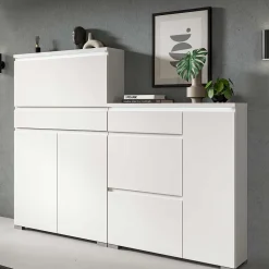 Weißer Schuh Schrank Filicudio