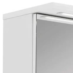 Weißer Spiegelschrank Inabaros