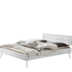 Weißes Doppelbett Sharay