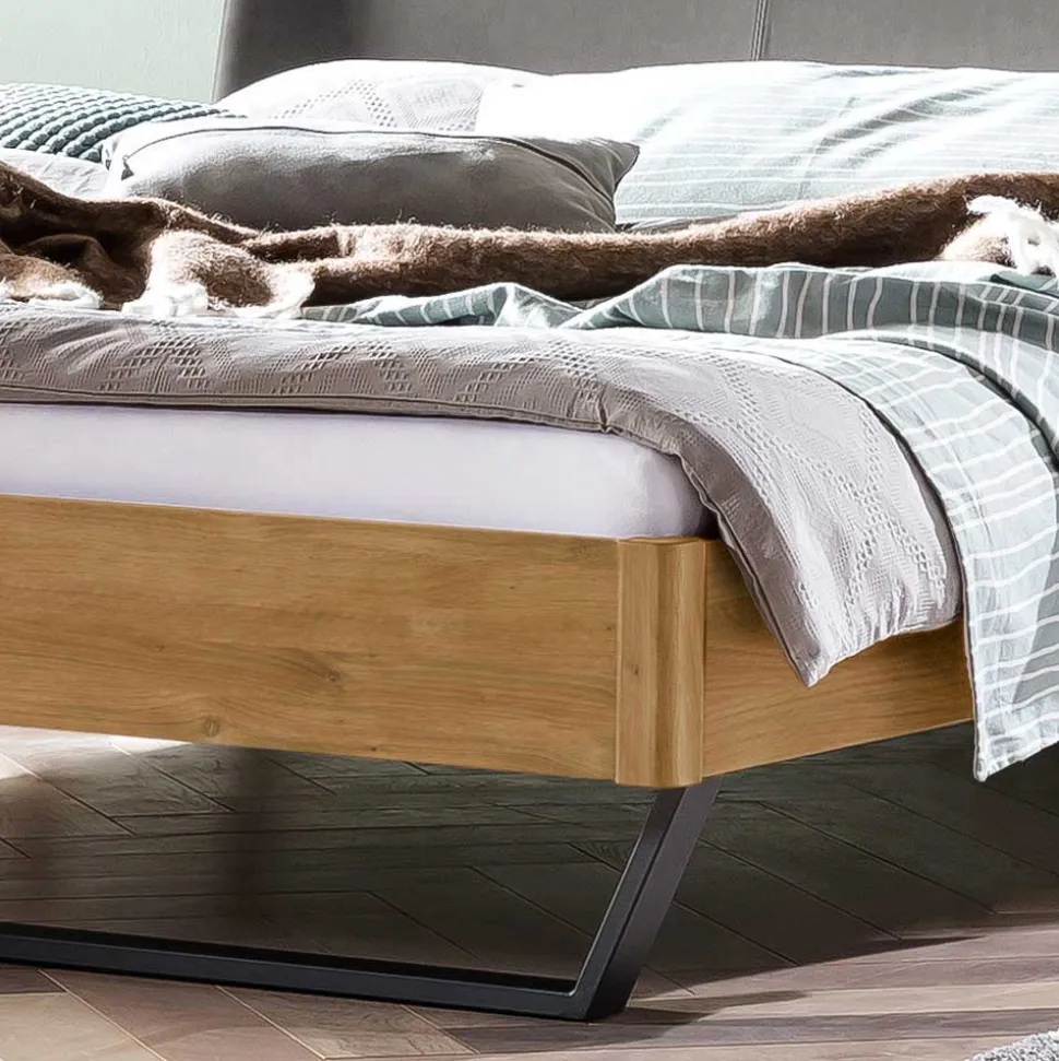 Wildeiche Doppelbett Bella