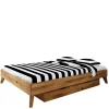 Wildeiche Einzelbett Vinial