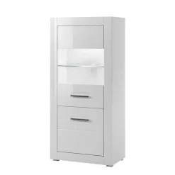 Wohnwand Vitrine Triango