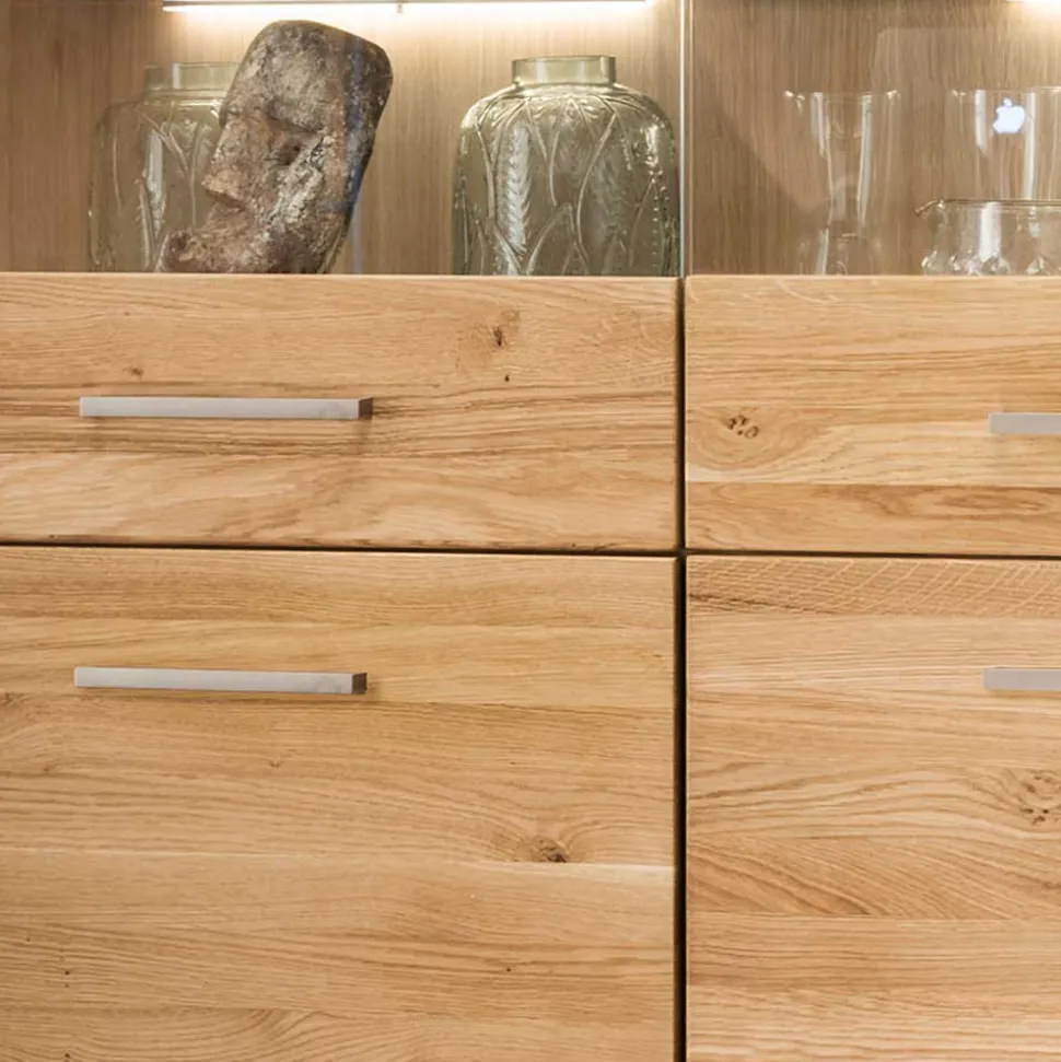Wohnzimmer Highboard Wildeiche Divrina