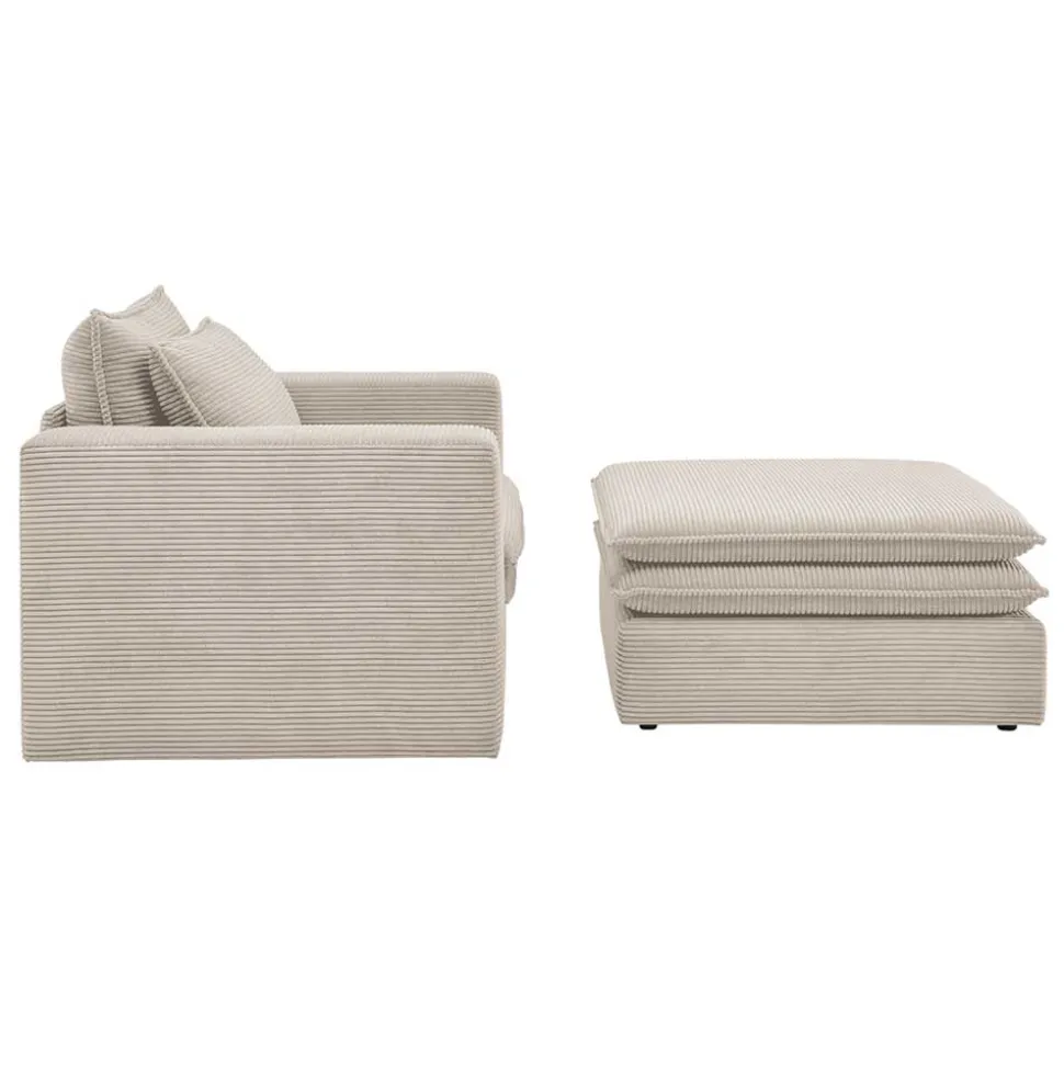 Wohnzimmer Sessel Beige Edance