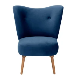 Wohnzimmer Sessel dunkelblau Bechir