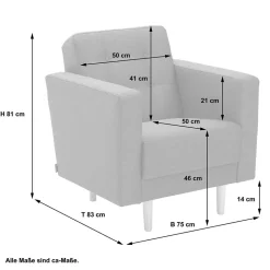Wohnzimmer Sessel Loytima